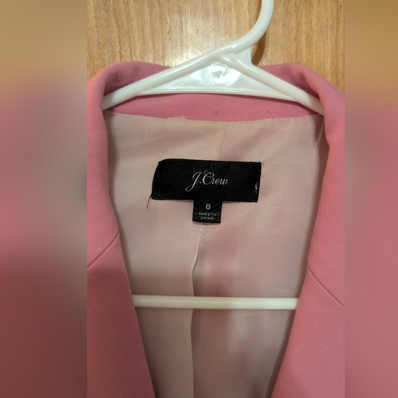 J Crew Dover Blazer In Pink Size 8 - Picture 3 of 9
